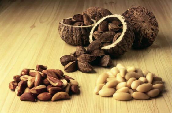 Noix du Brésil pour la puissance