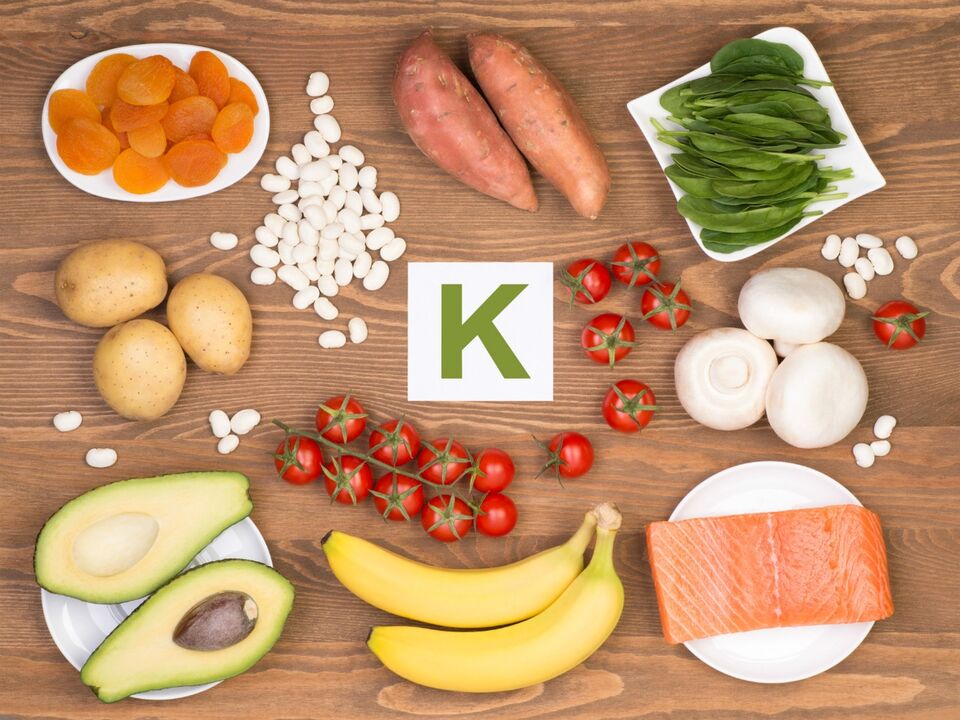 Aliments contenant de la vitamine K, importants pour la santé des hommes