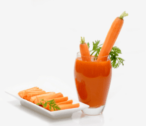 Jus de carotte pour améliorer l'érection
